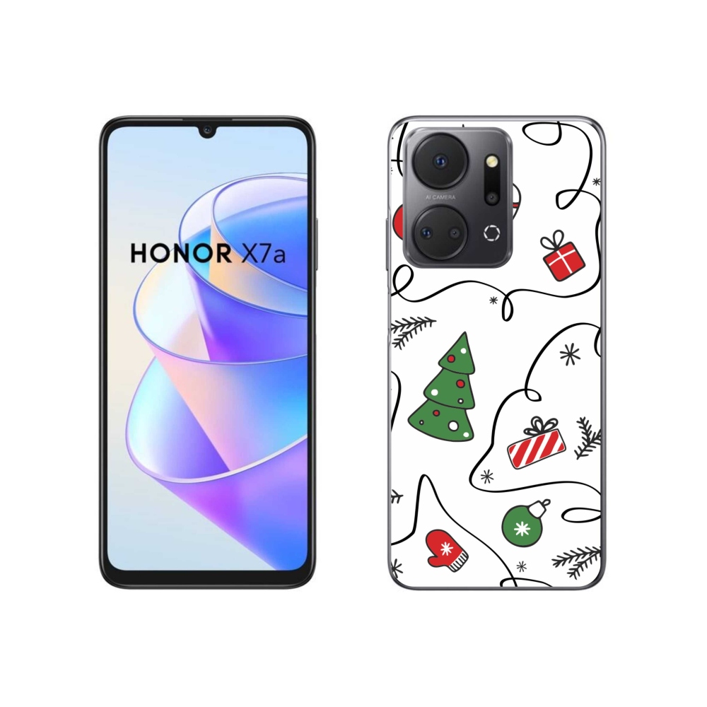 Gél borító mmCase a Honor X7a készülékhez - karácsonyi motívumok