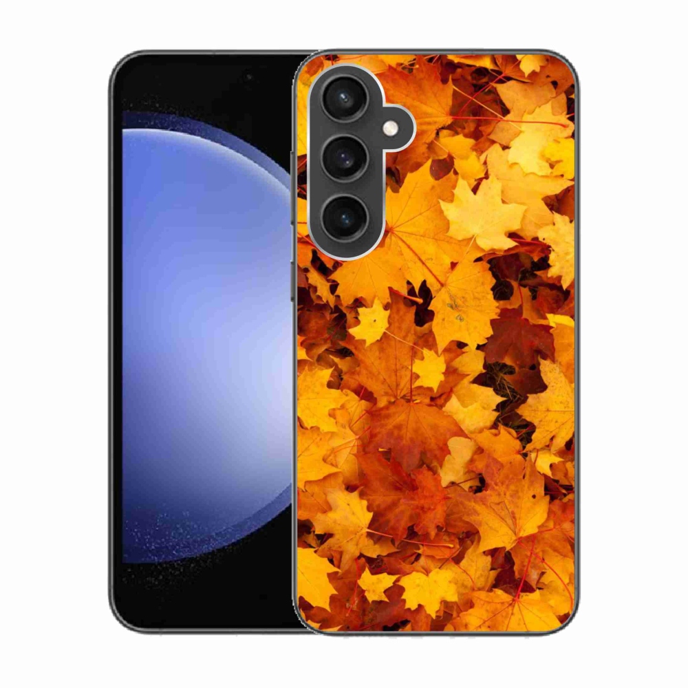 Gél borítás mmCase Samsung Galaxy S23 FE készülékhez - juharlevelek