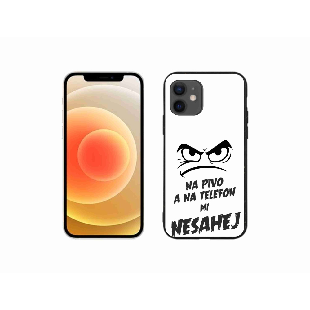 Gél borítás mmCase iPhone 12 mini készülékhez - sör motívum 2 fehér háttér
