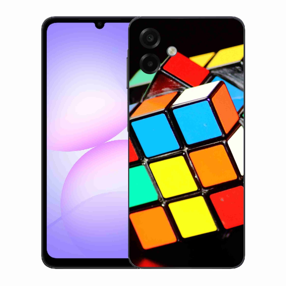 Gél borítás mmCase Samsung Galaxy A07 4G - Rubik-kocka számára