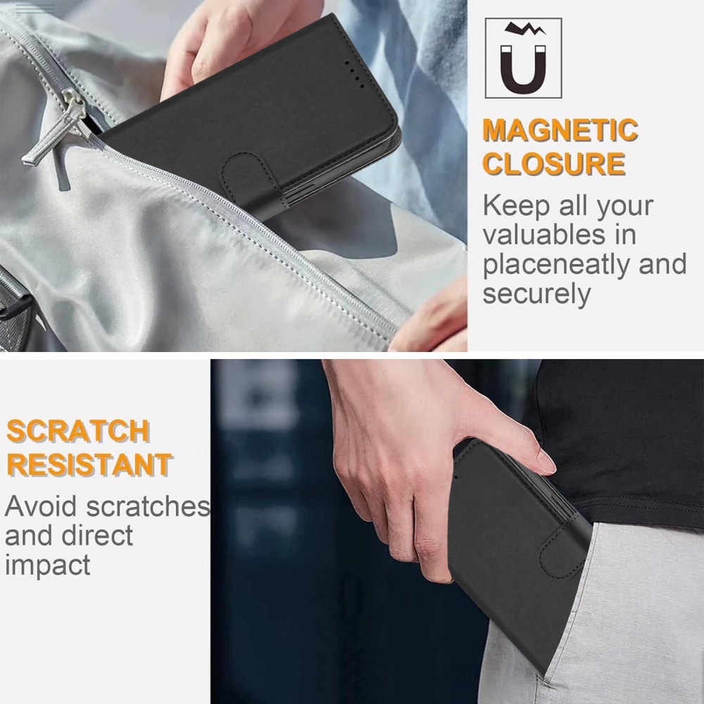 Snap book tok Xiaomi Redmi 15 4G/5G (171mm) - fekete