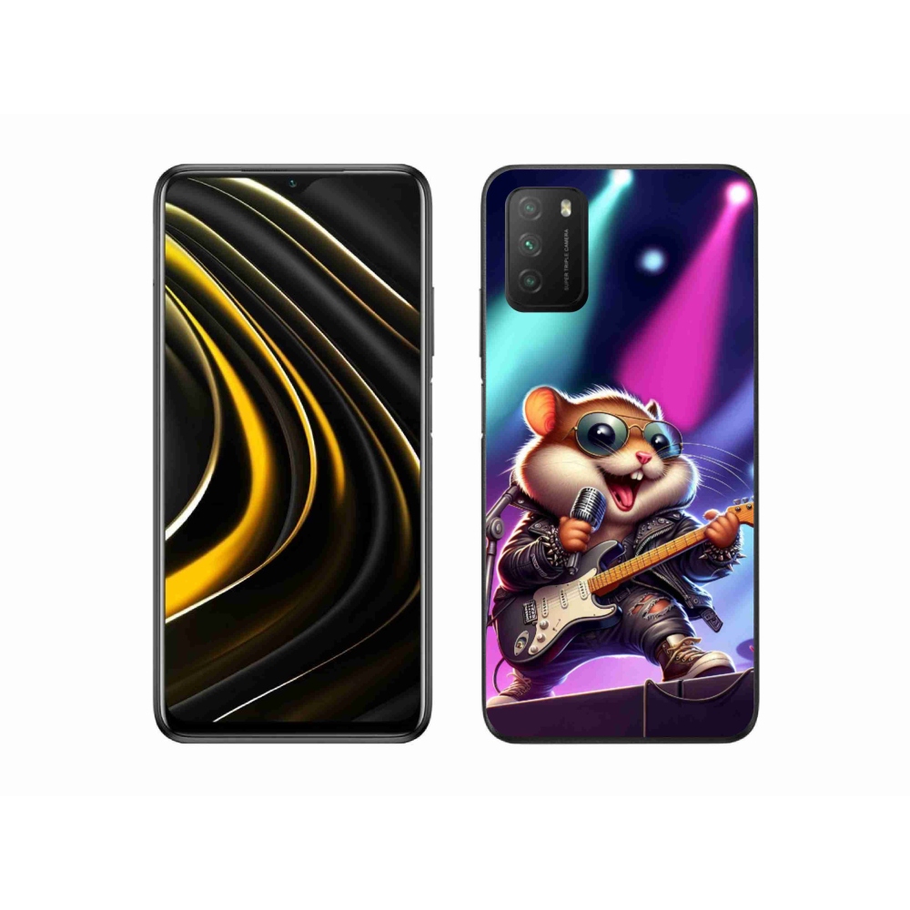 Gél borítás mmCase a Xiaomi Poco M3-hoz - hörcsög rocker