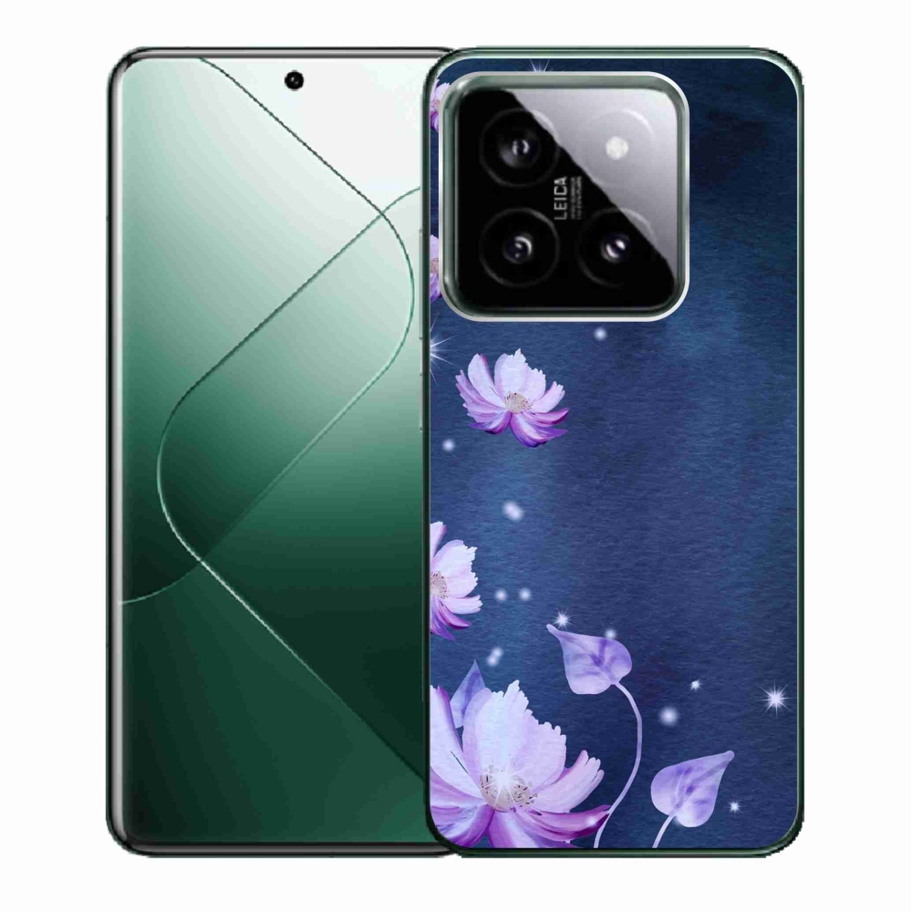 Gél tok mmCase a Xiaomi 14-hez - virághullás