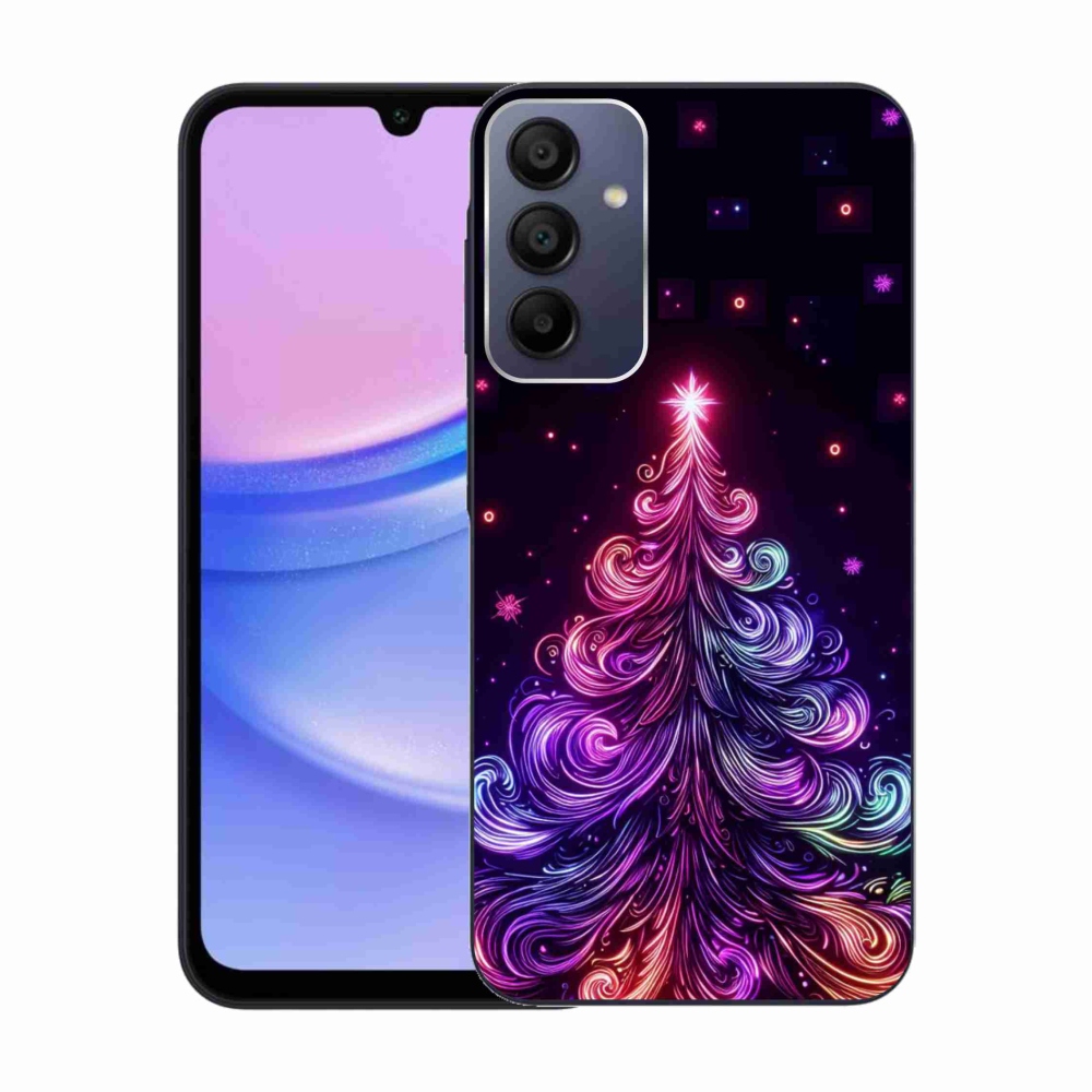 Gél borítás mmCase Samsung Galaxy A15 4G/5G - neon karácsonyfa 1