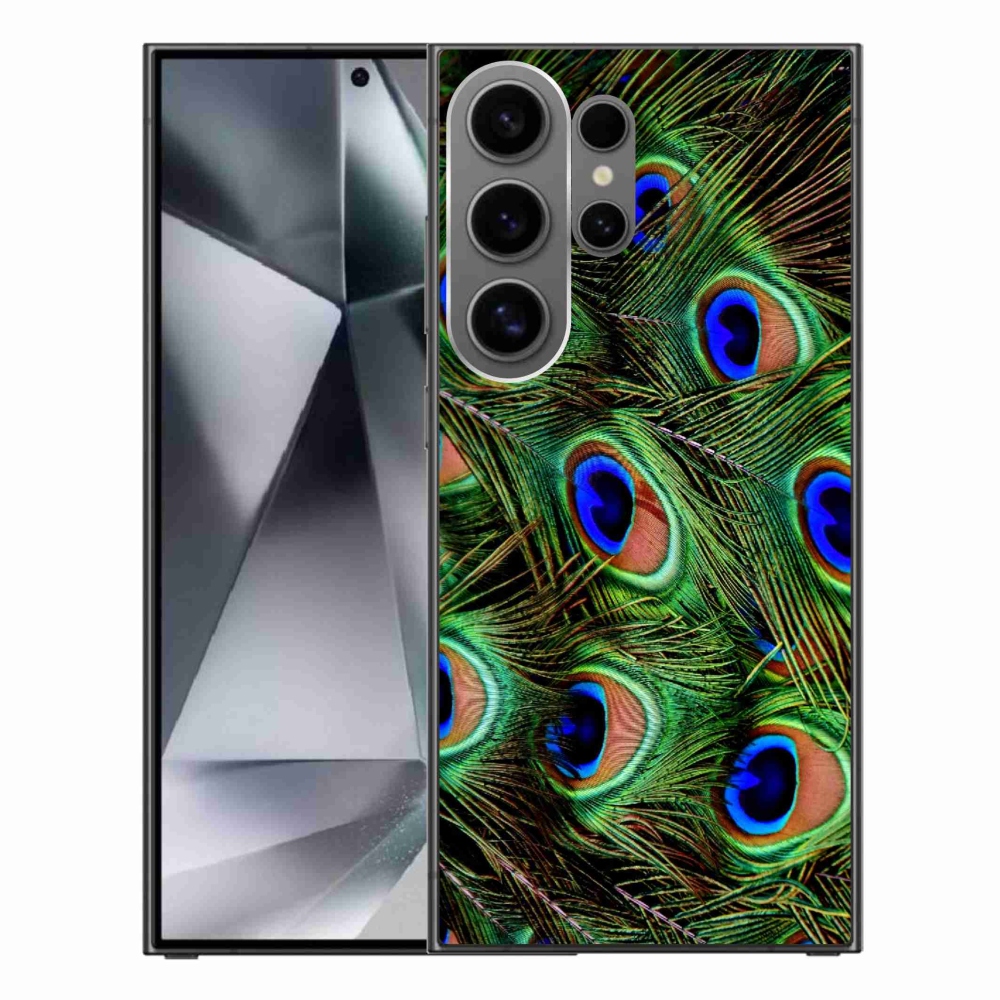 Zselés borítás mmCase Samsung Galaxy S24 Ultra készülékhez - pávatoll