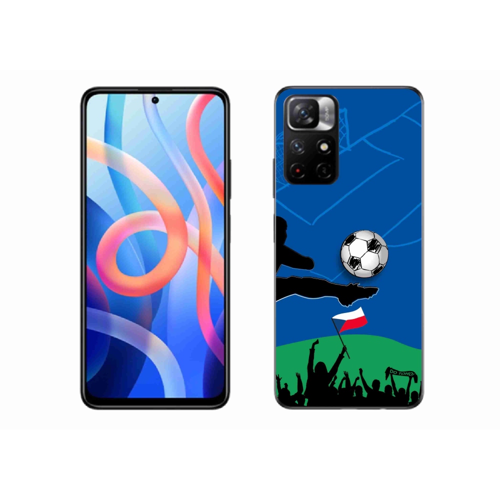 Gél borítás mmCase a Xiaomi Redmi Note 11S 5G-hez - futballszurkolóknak