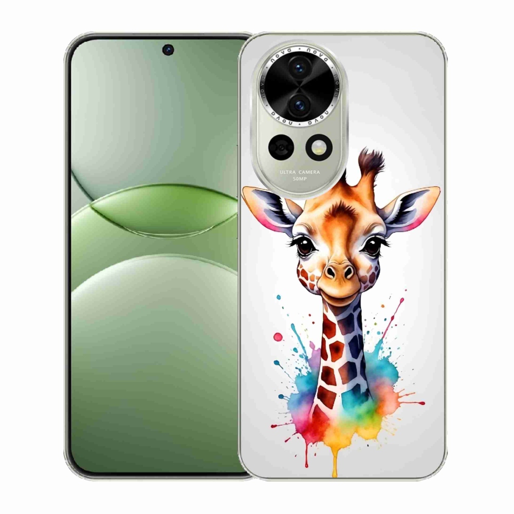 Gél borítás mmCase a Huawei Nova 13 5G készülékhez - zsiráf 1