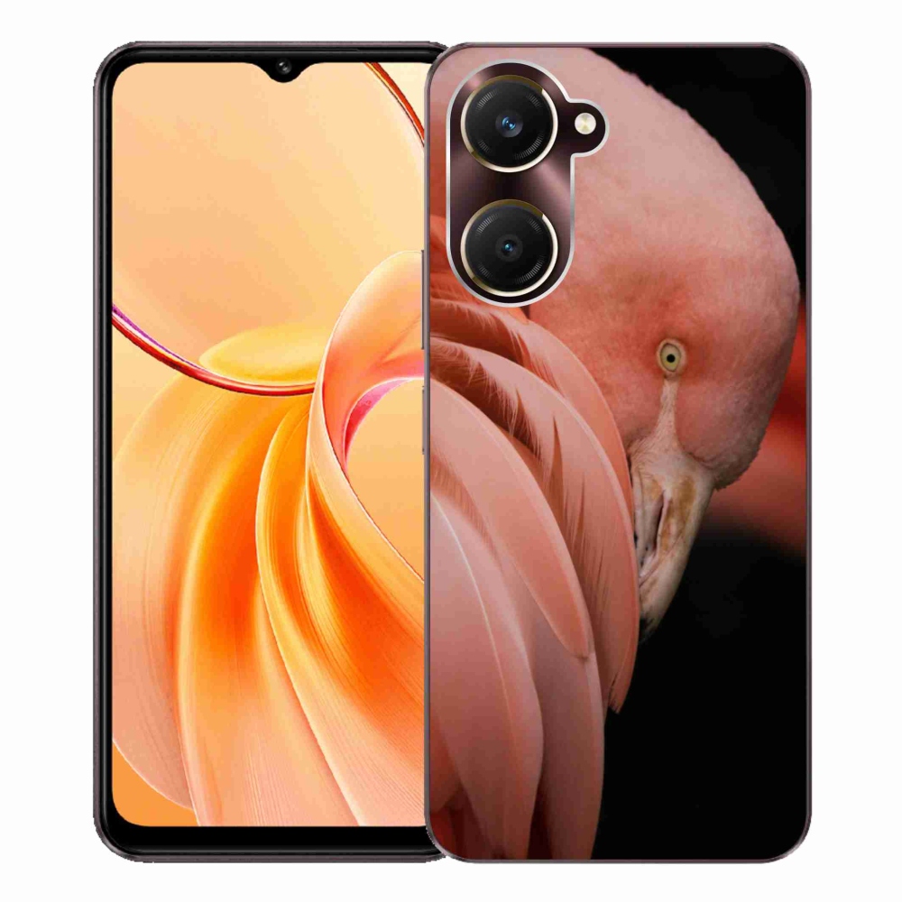 Zselés borítás mmCase a Vivo Y28s 5G készülékhez - flamingó 3
