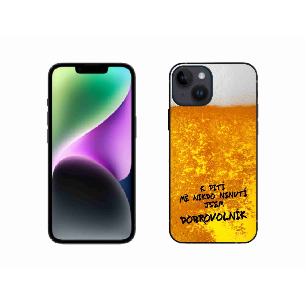 Zselés borítás mmCase iPhone 14 - sör motívum 4