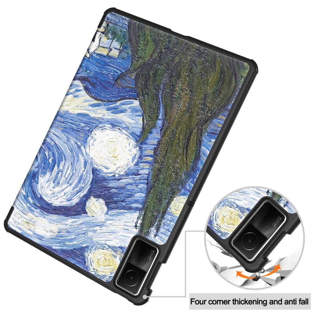 Print Smart Closing Case for Xiaomi Redmi Pad SE - Olajfestmény
