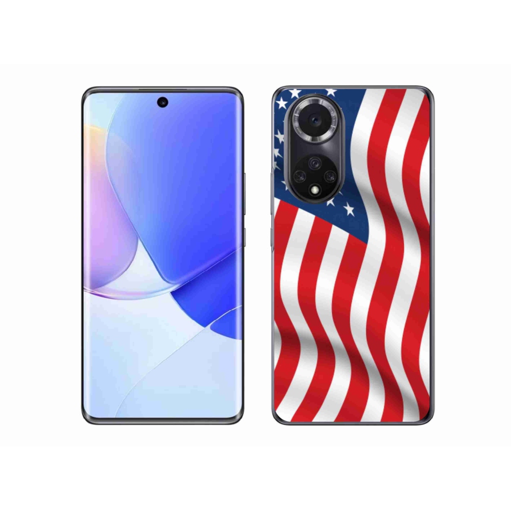 Zselés borítás mmCase a Honor 50-hez - amerikai zászlóhoz