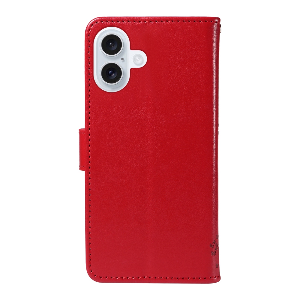 Fák könyvtáska iPhone 17-hez - piros