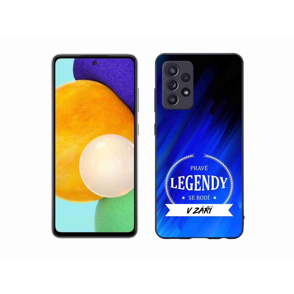 Gél borítás mmCase Samsung Galaxy A52/A52 5G - Legendák szeptemberben kék háttérrel