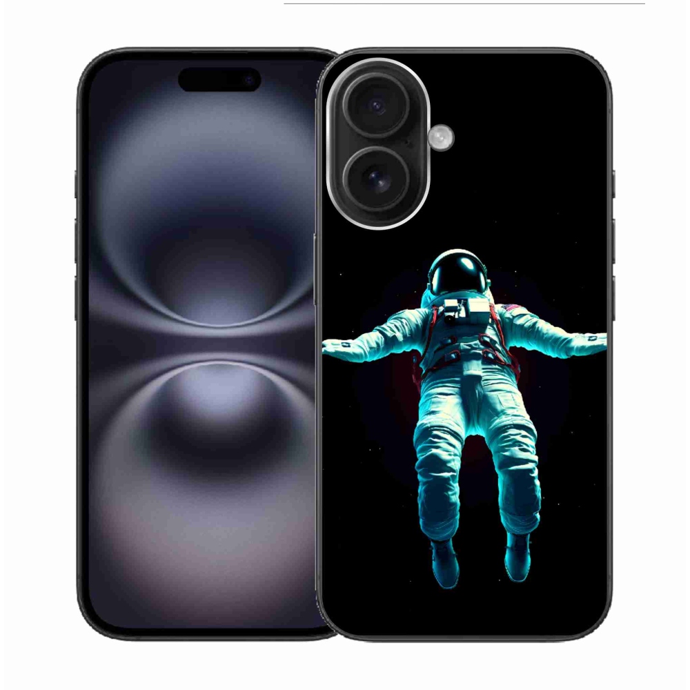 Zselés borítás mmCase iPhone 16 készülékhez - űrhajós