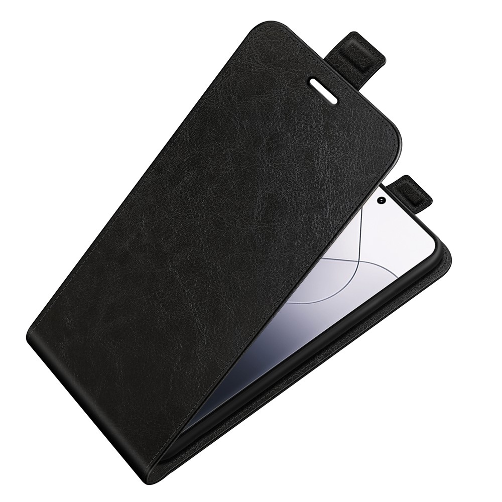 Függőleges könyvtáska Xiaomi 14 Pro-hoz - fekete