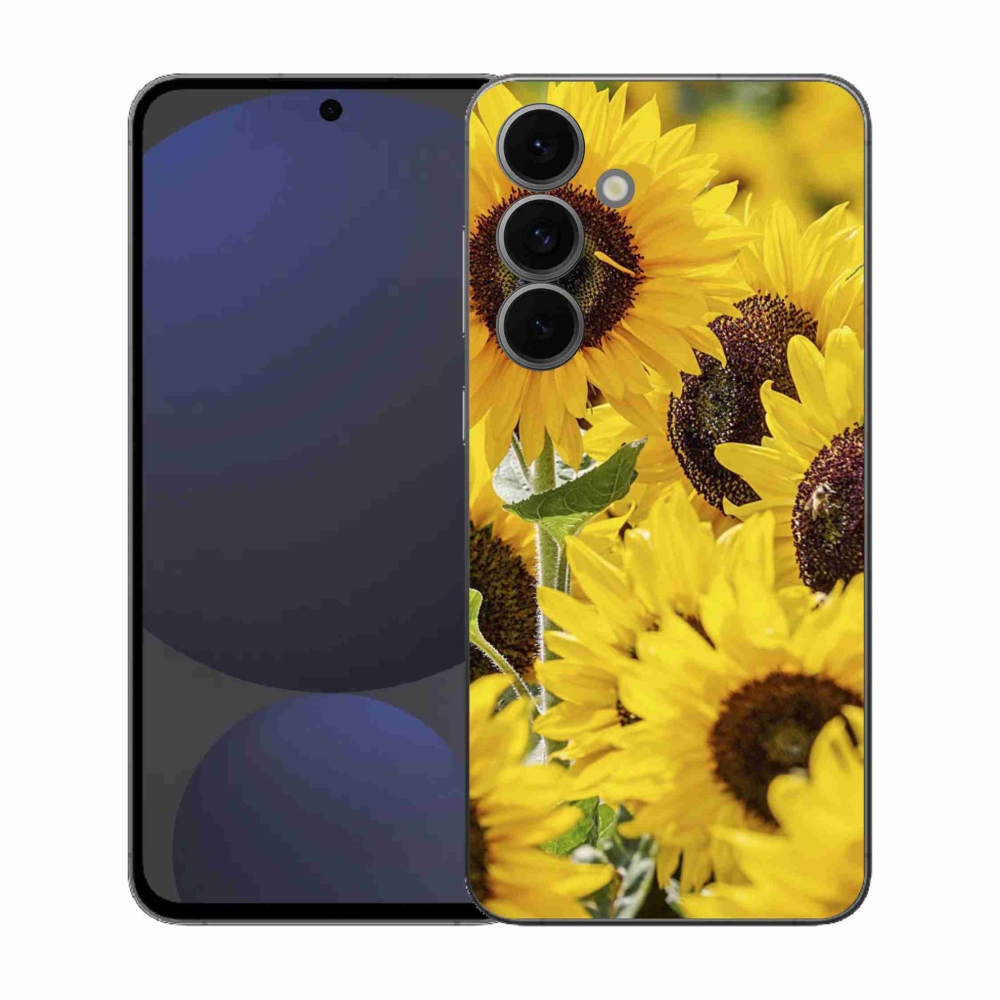 Gél védőhuzat mmCase Samsung Galaxy S25 FE - napraforgó