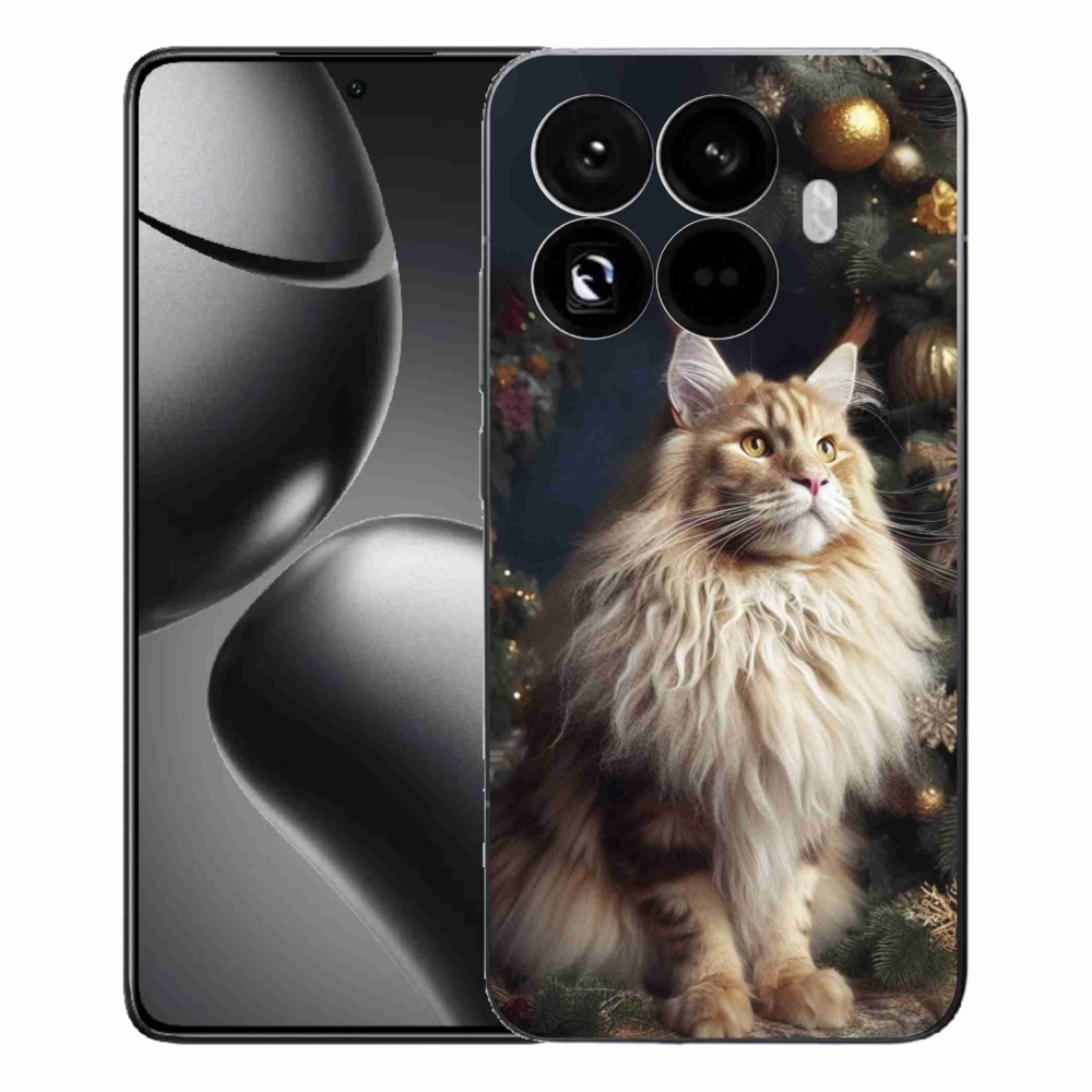 Gél borítás mmCase a Xiaomi 15T Pro számára - macska a fánál