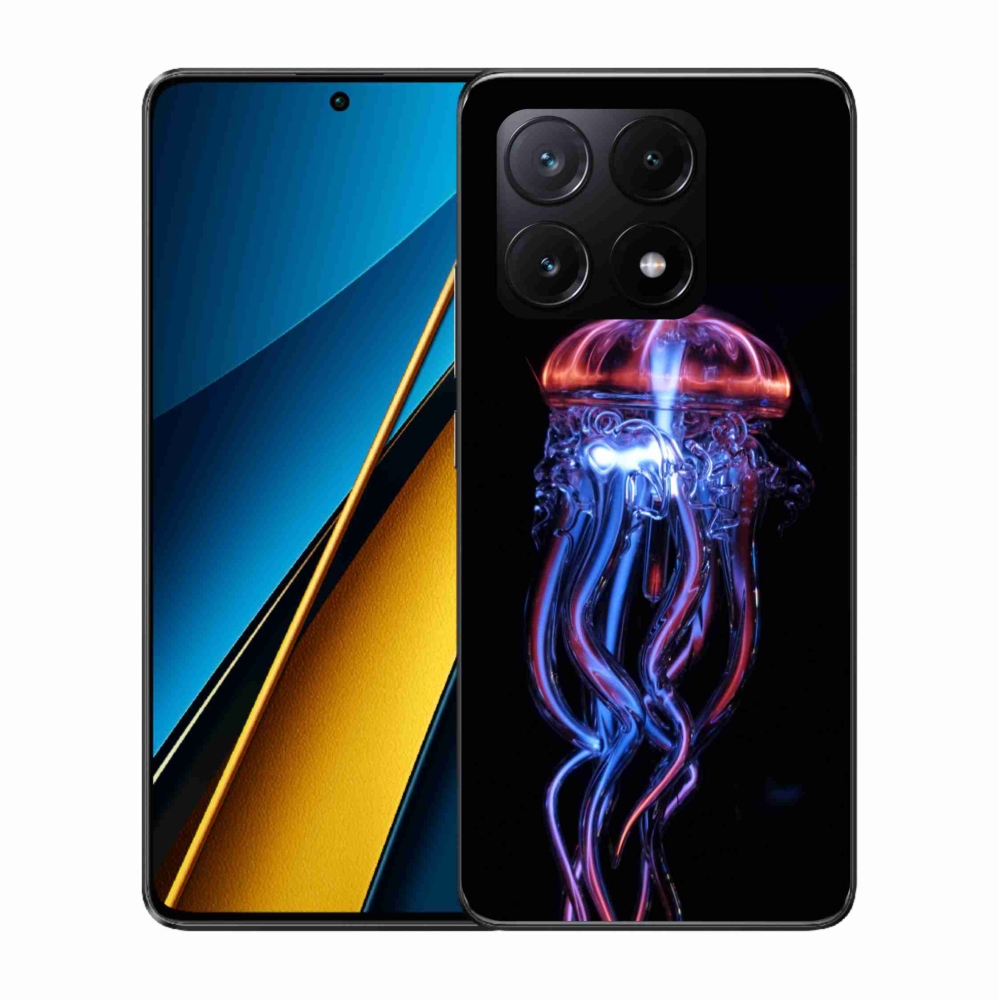 Gél borítás mmCase a Xiaomi Poco X6 Pro 5G számára - medúza