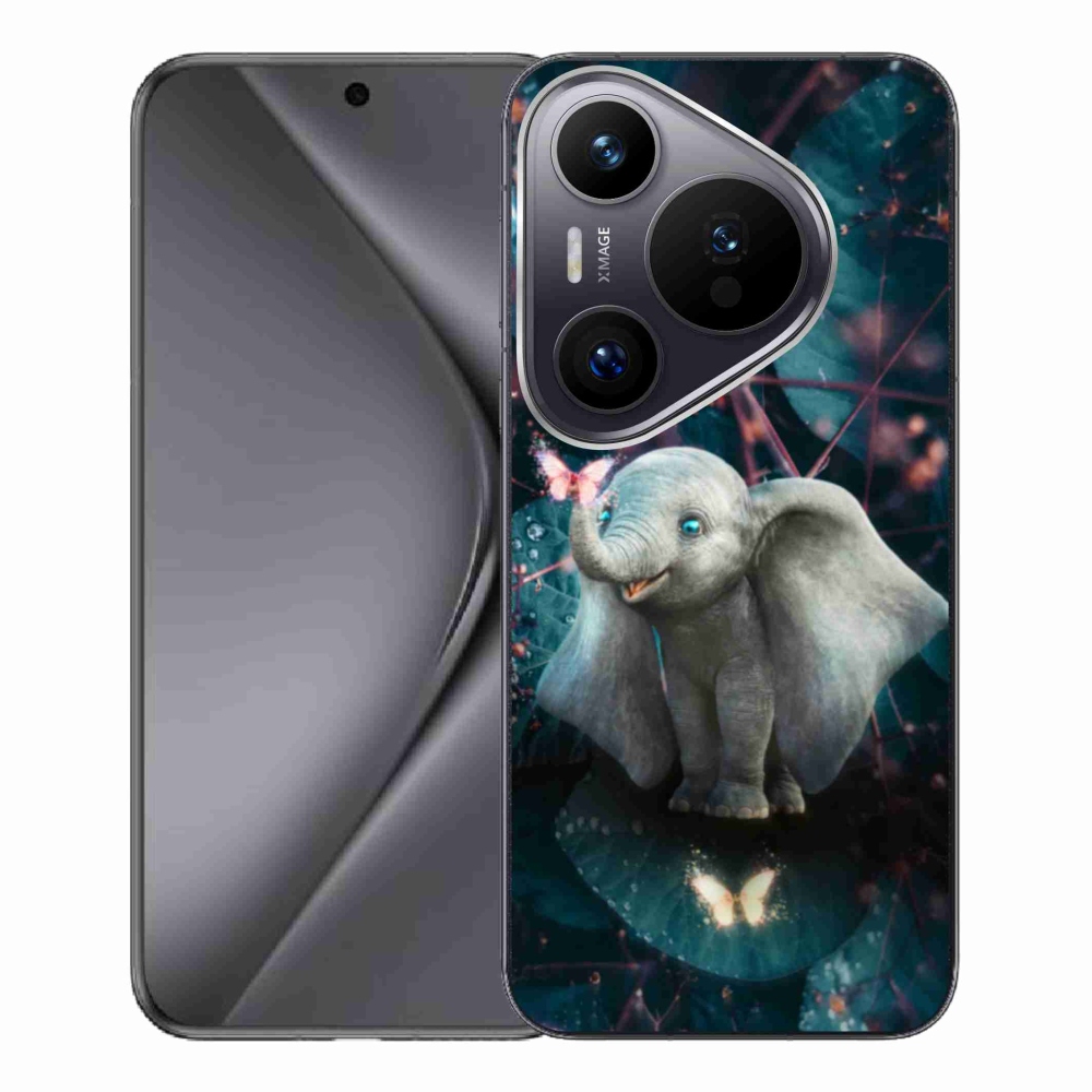 Gél borítás mmCase a Huawei Pura 70 Pro készülékhez - aranyos elefánt