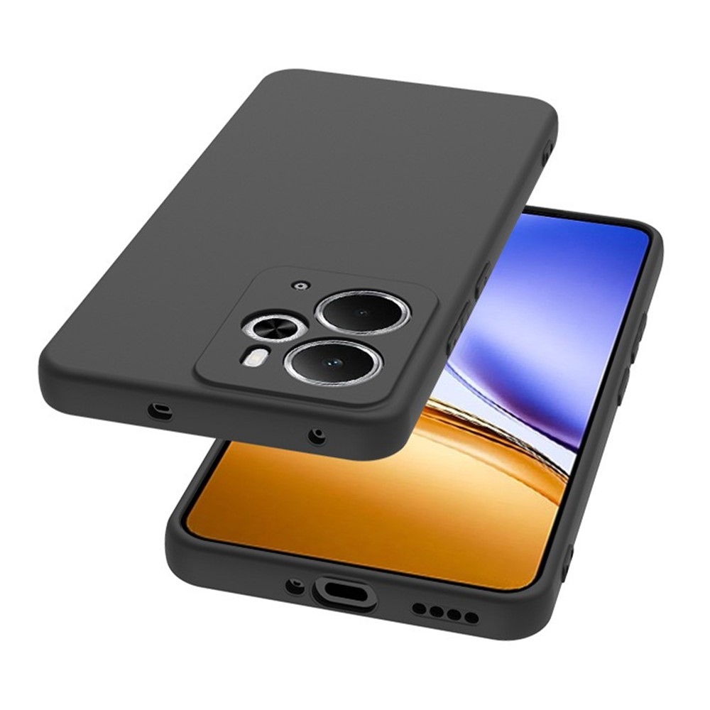 Matt zselés tok a Realme 14 5G készülékhez - fekete
