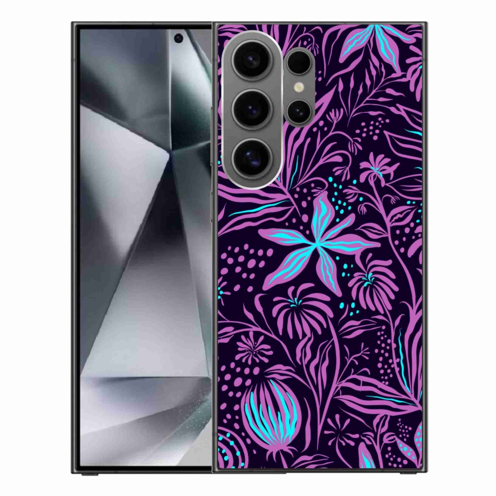 Gél védőhuzat mmCase Samsung Galaxy S24 Ultra - virágok 2