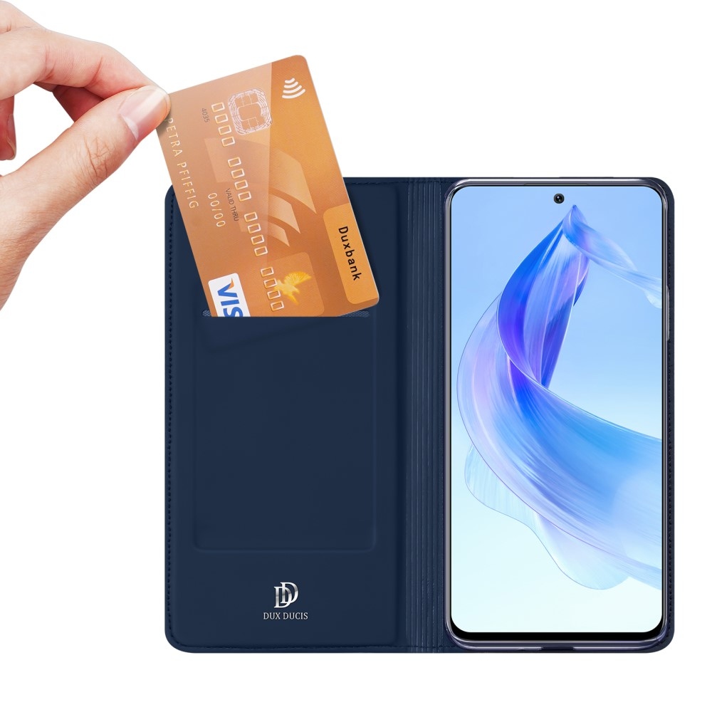 DUX könyvtáska a Honor 90 Lite-hoz - sötétkék színben