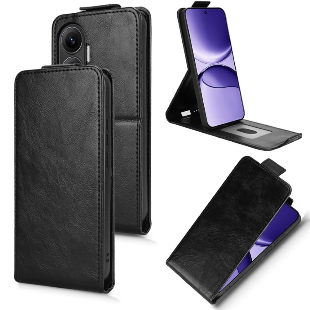 Vert flip tok a Xiaomi Poco F7 5G készülékhez - fekete