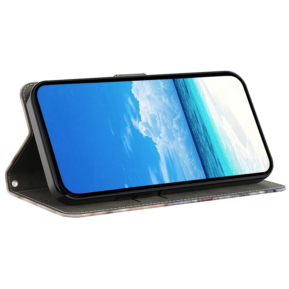 Határozottan könyves tok Samsung Galaxy A17 5G/A26 5G - színes virágok
