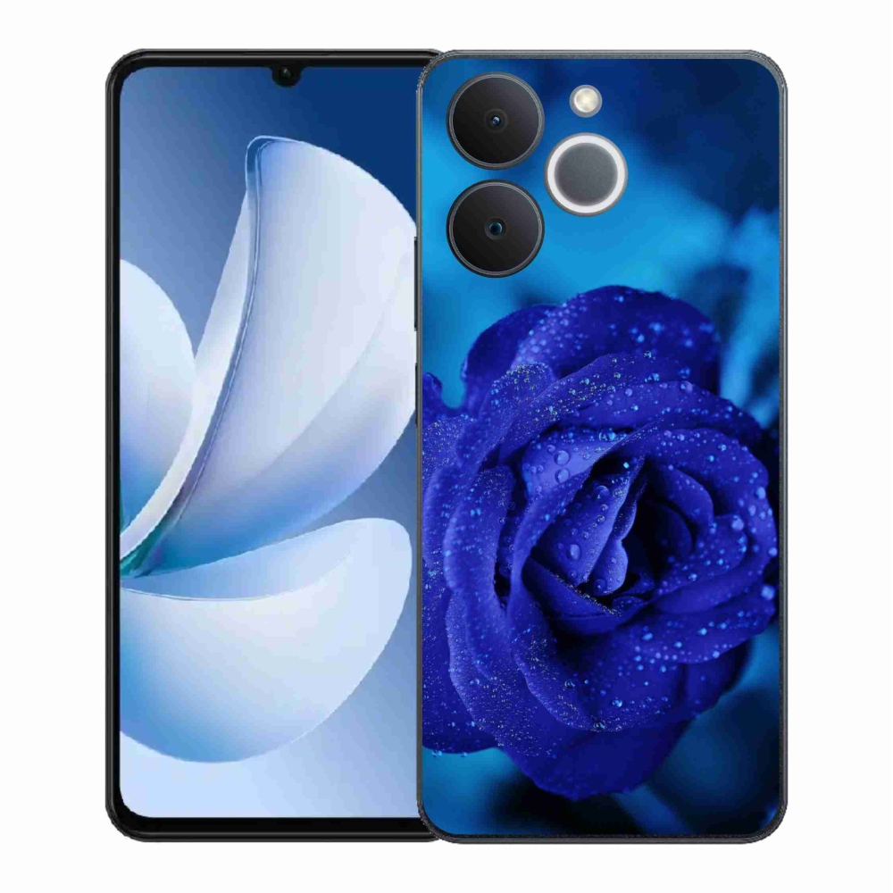 Zselés borítás mmCase a Realme Note 70T készülékhez - kék rózsa