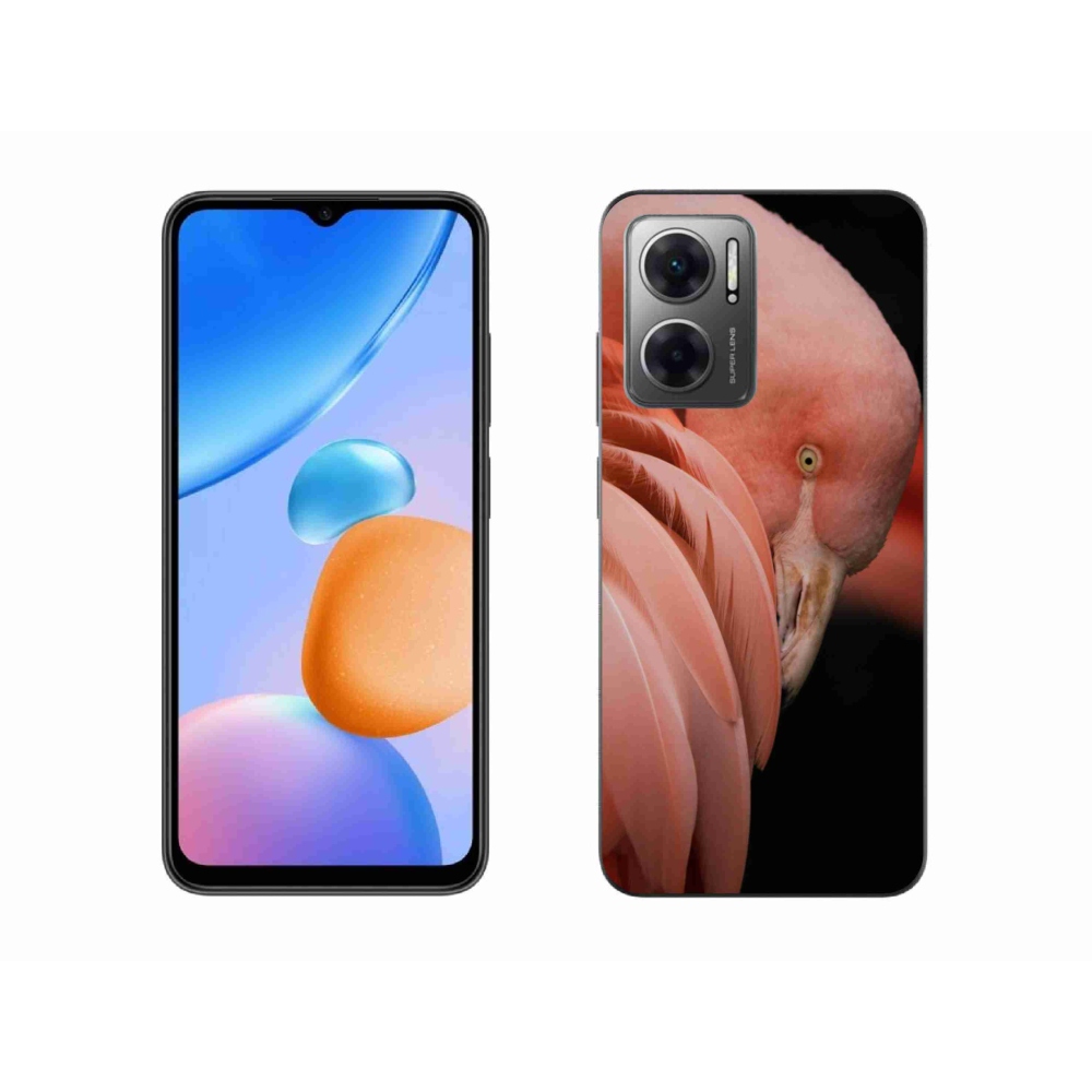 Gél borítás mmCase a Xiaomi Redmi 10 5G készülékhez - flamingó 3