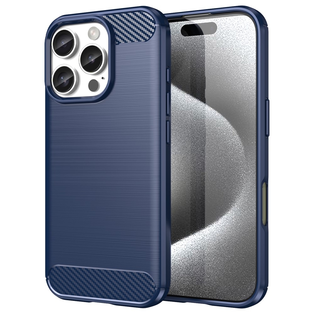 Szénálló zselés tok iPhone 16 Pro készülékhez - kék