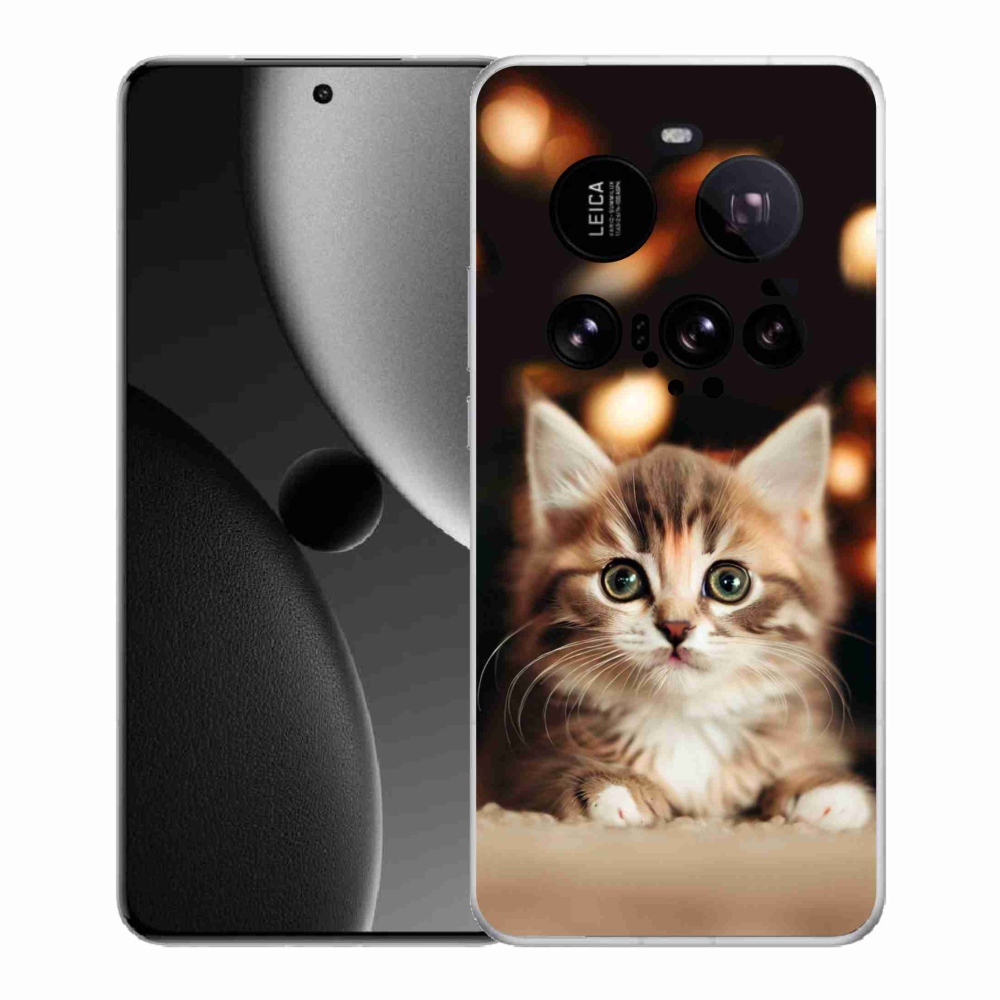 Gél borítás mmCase a Xiaomi 15 Ultra számára - aranyos cica 2