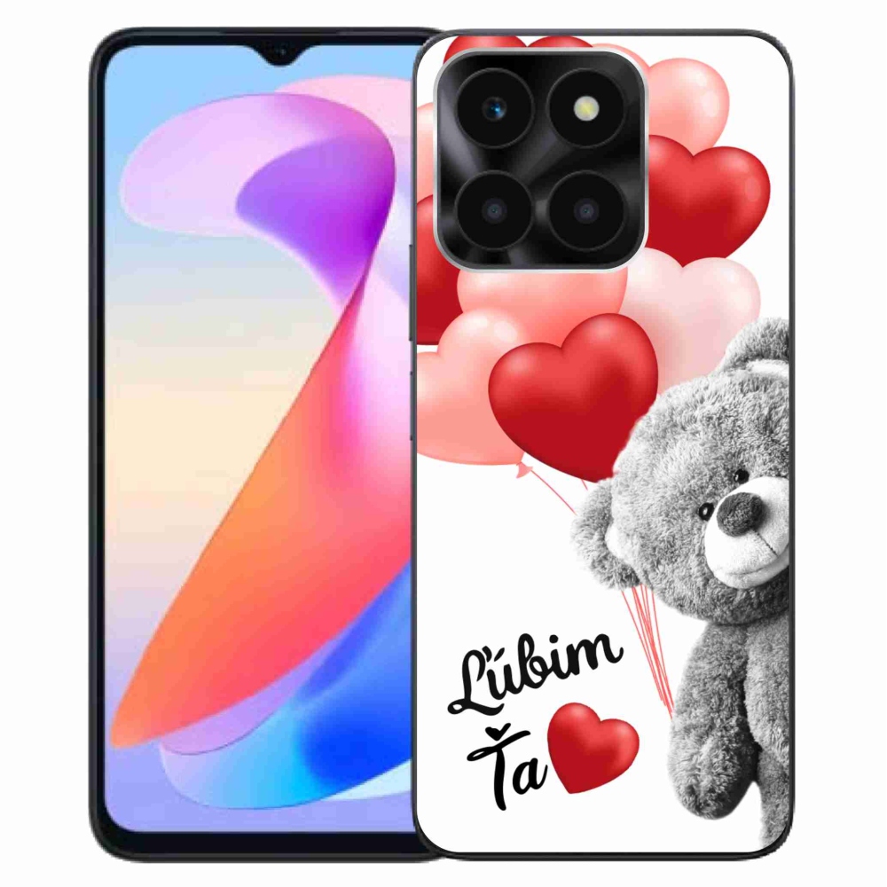 Gél tok mmCase a Honor X6a számára - I love you en