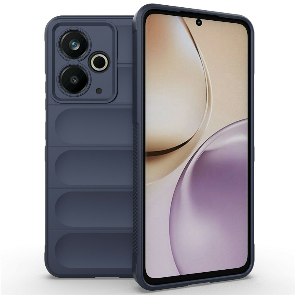 Rugg tartós zselés tok a Realme 14T 5G készülékhez - sötétkék