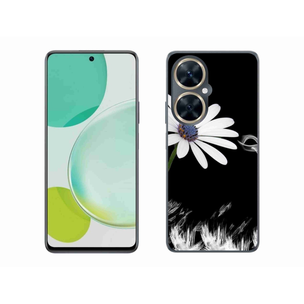 Gél borítás mmCase a Huawei Nova 11i készülékhez - fehér virág