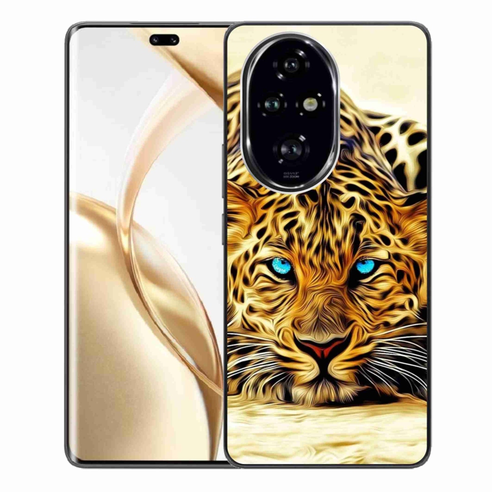 Zselés borítás mmCase a Honor 200 Pro 5G számára - rajzfilm tigris