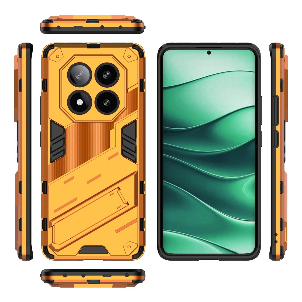 Armory tartós borító Xiaomi Redmi Note 14 Pro 5G/Poco X7 5G - narancssárga színben