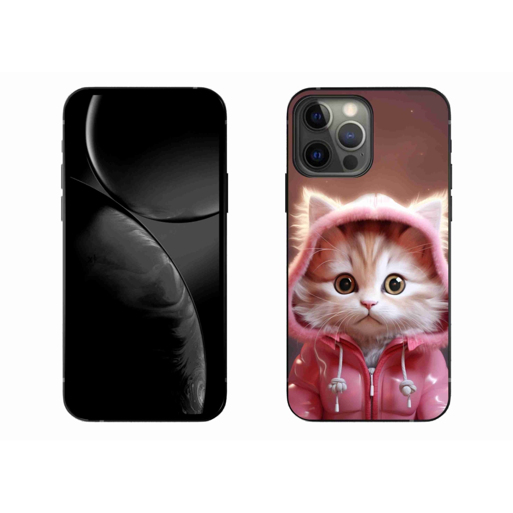Gél borítás mmCase iPhone 13 Pro Max 6.7 készülékhez - aranyos cica 3