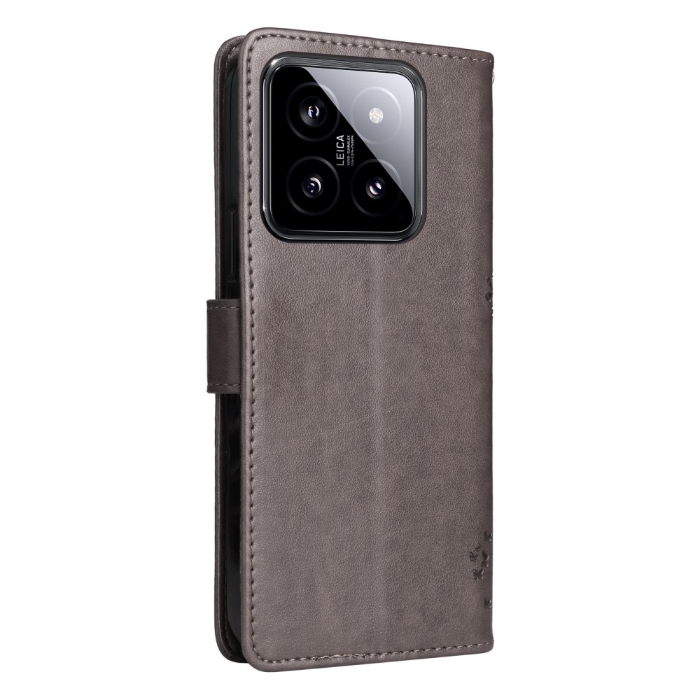 Fák könyve tok Xiaomi 14 - szürke