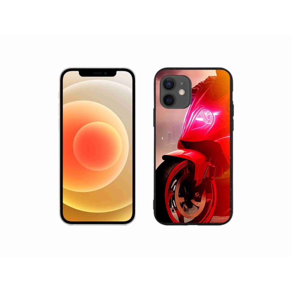 Zselés borítás mmCase iPhone 12 mini készülékhez - motorbicikli