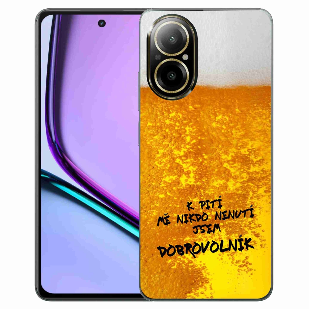 Zselés borítás mmCase a Realme C67 készülékhez - sör motívum 4