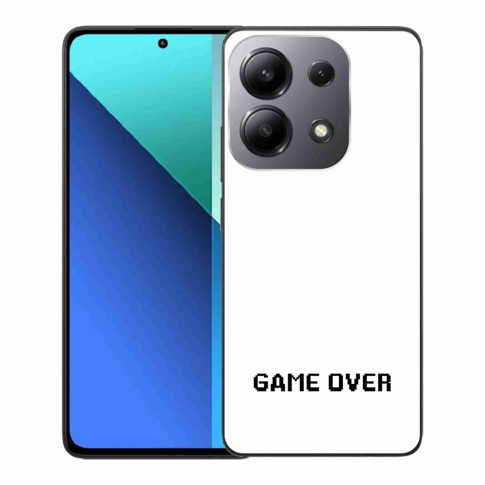 Gél borító mmCase a Xiaomi Redmi Note 13-hoz - játék fehér háttérrel