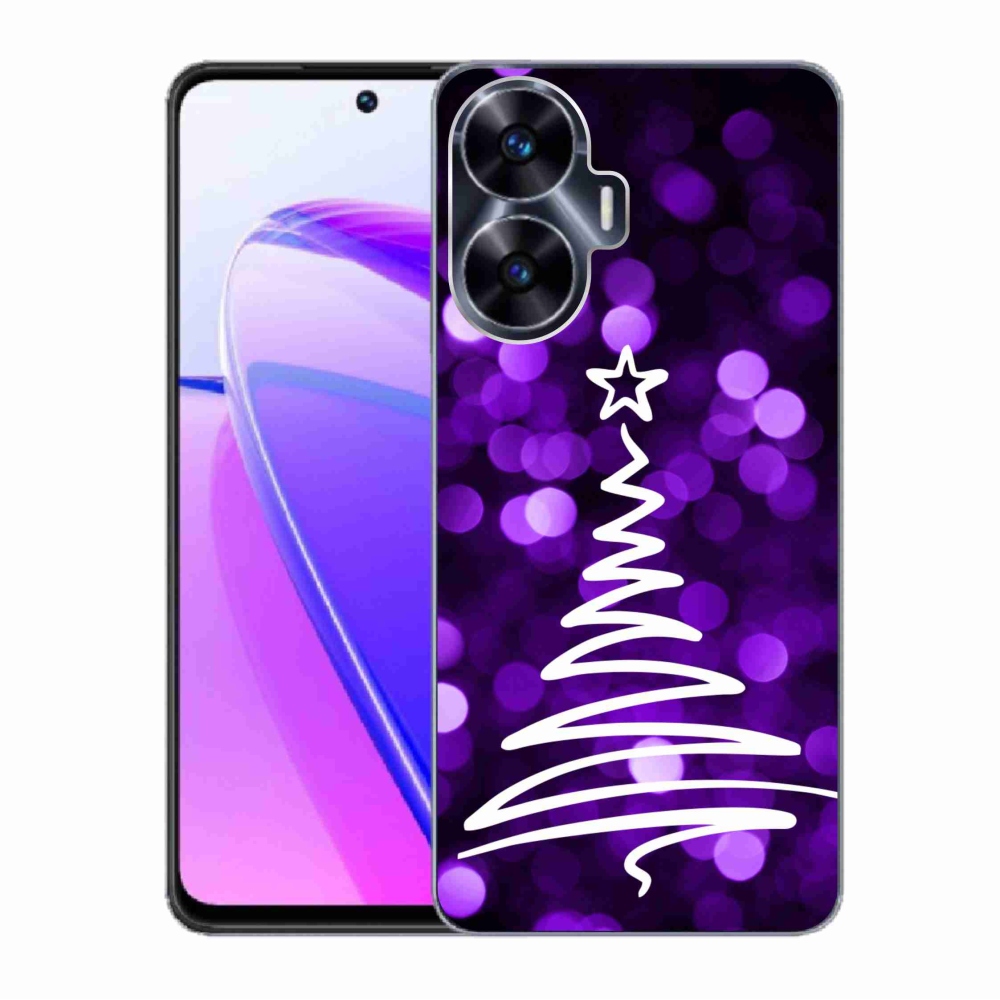 Gél borítás mmCase a Realme C55 készülékhez - fa