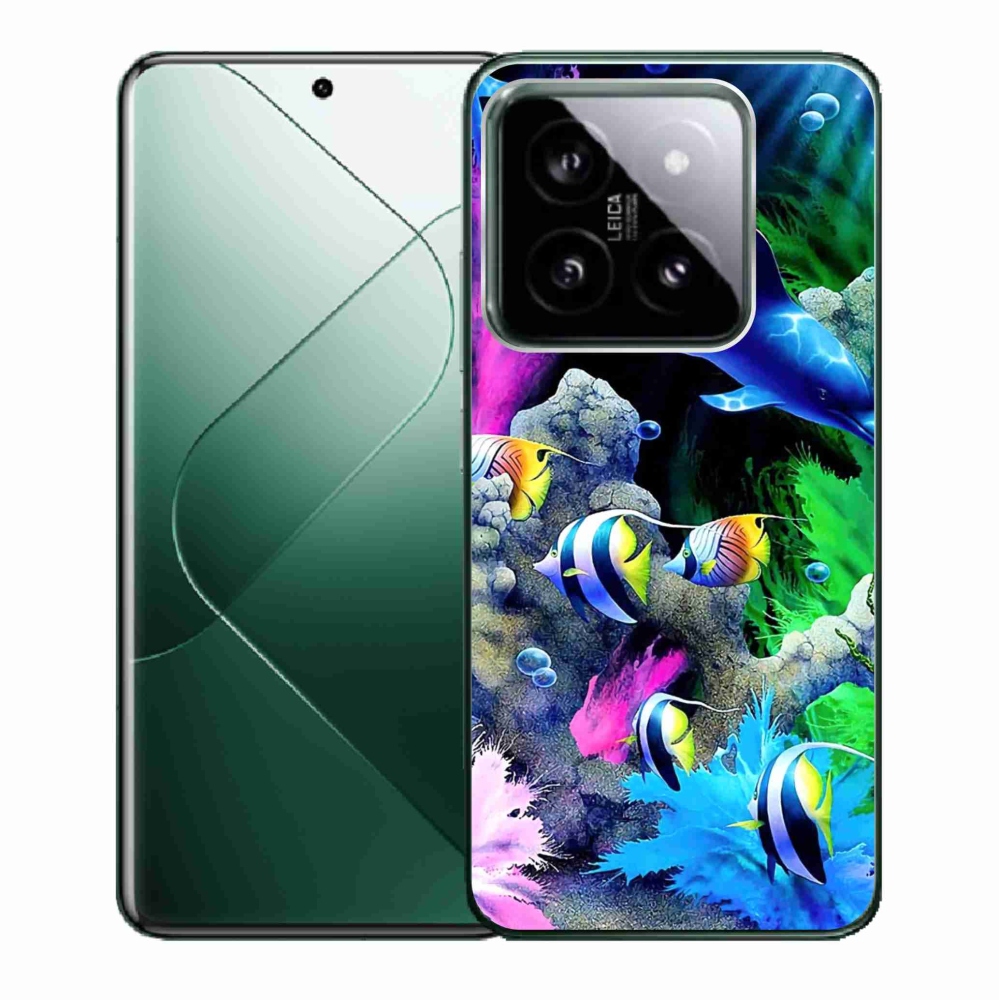 Gél tok mmCase a Xiaomi 14-hez - tengeri világ