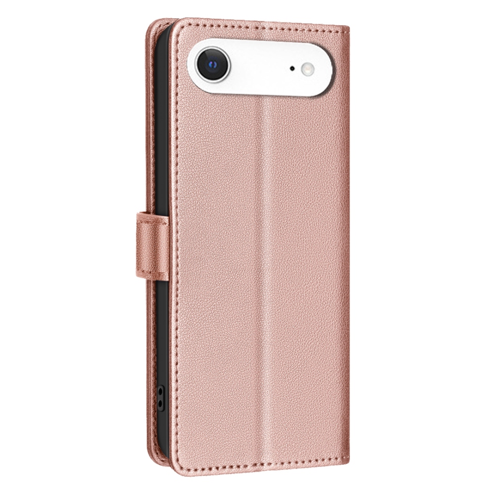 BINFEN könyvtáska iPhone 17 Air készülékhez - rózsaarany