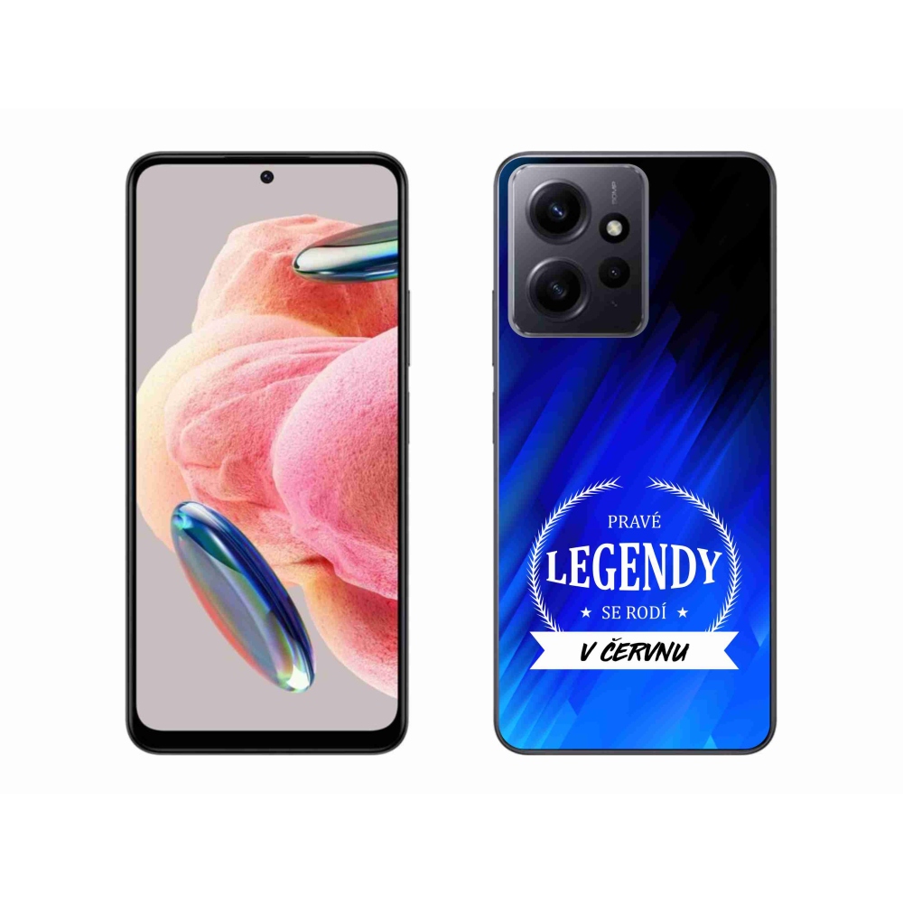 Gél borítás mmCase a Xiaomi Redmi Note 12 4G - Legends in June kék háttérrel