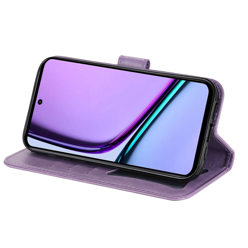 Mandala könyvtáska a Realme C67 készülékhez - lila