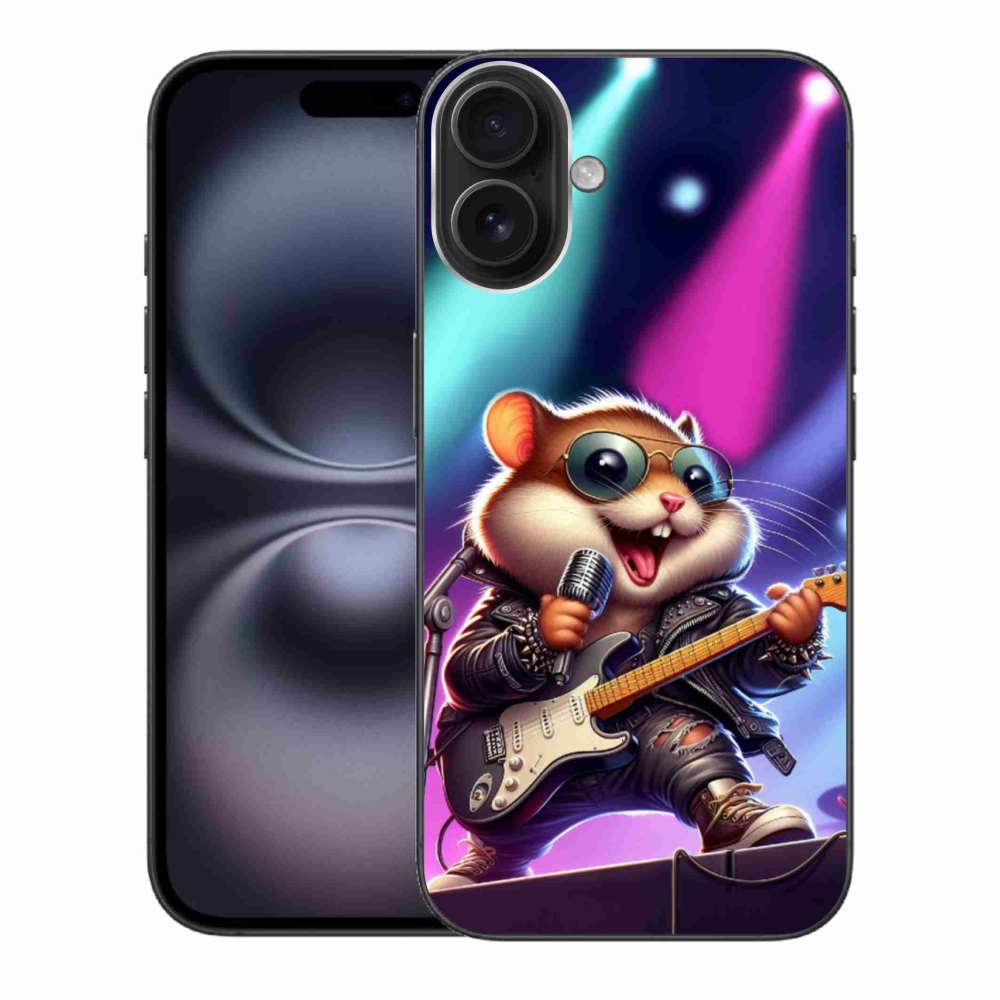 Zselés borítás mmCase iPhone 16 Plus készülékhez - hörcsög hintaló