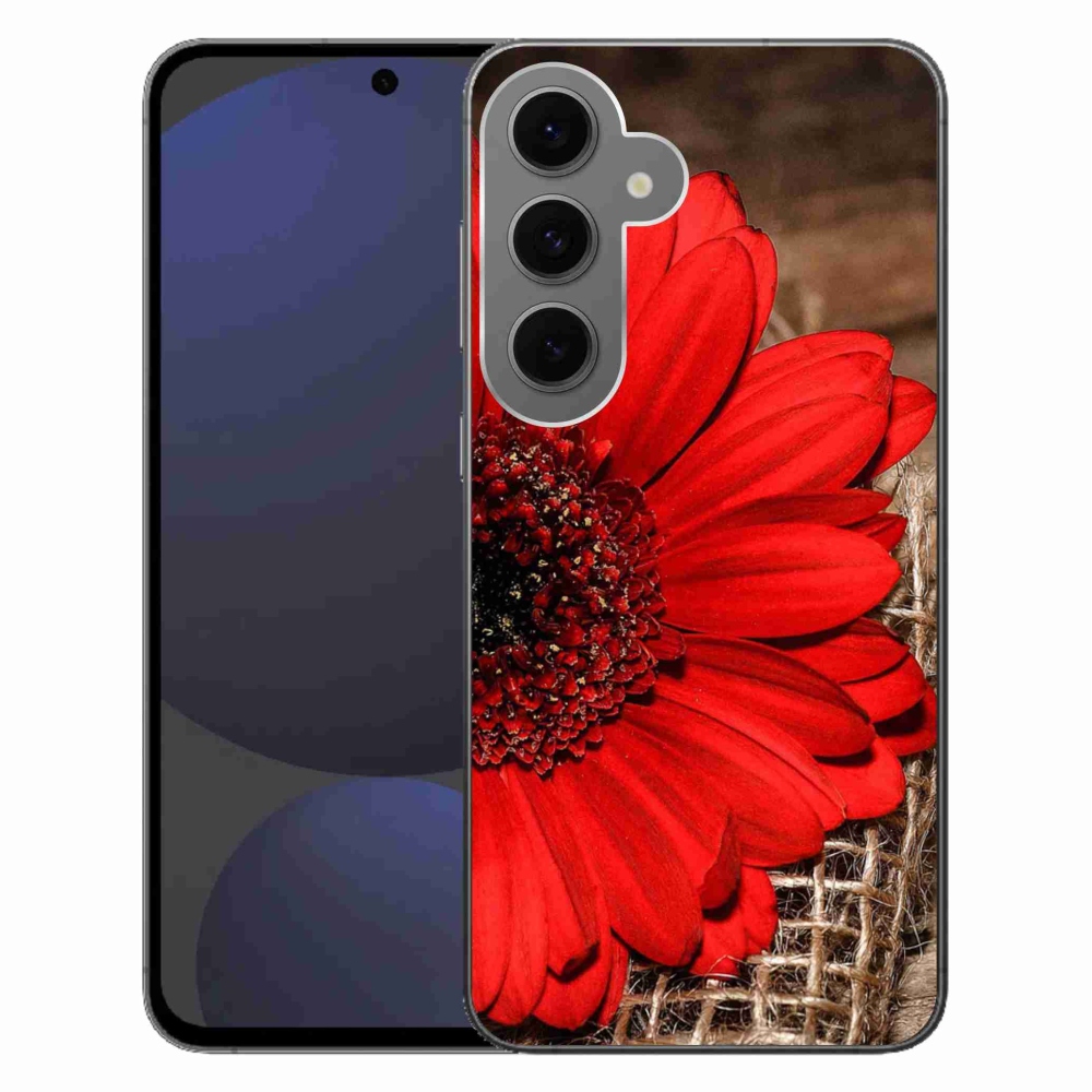 Zselés borítás mmCase Samsung Galaxy S24 FE készülékhez - gerbera