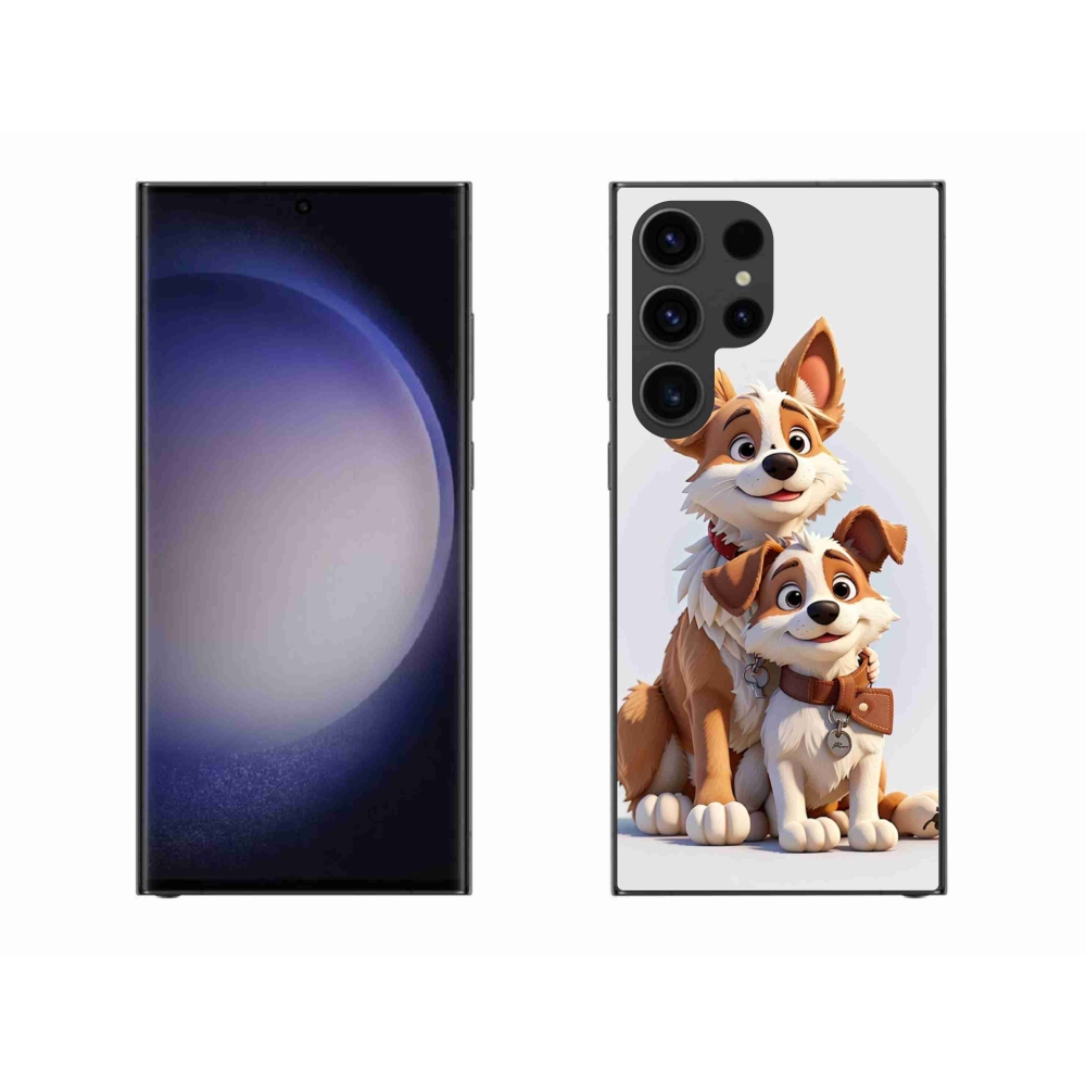 Gél borítás mmCase Samsung Galaxy S23 Ultra 5G - rajz kutyákhoz